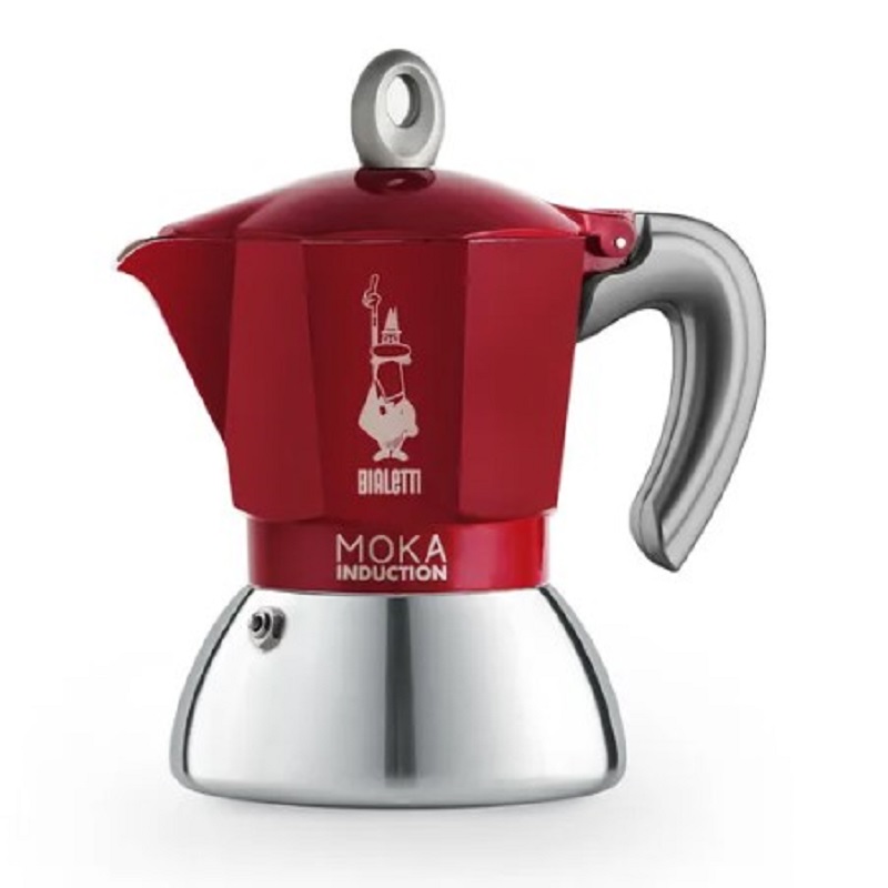MOKA INDUCTION RED 2 CUP