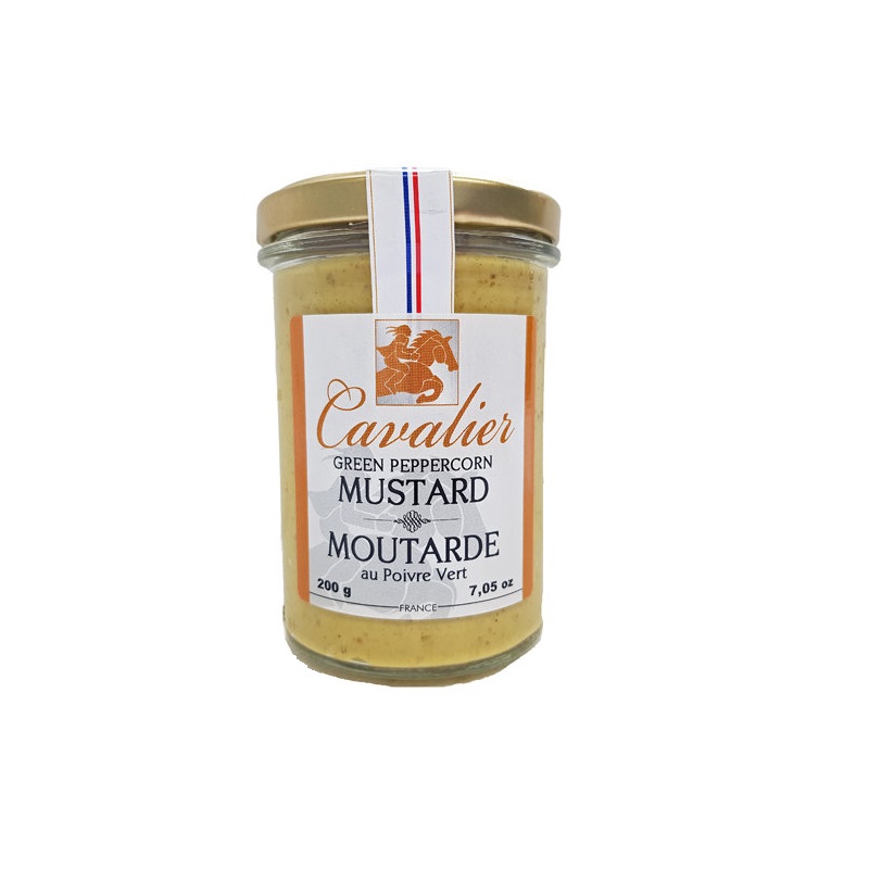 MUSTARD WITH GREENPEPPER 200g